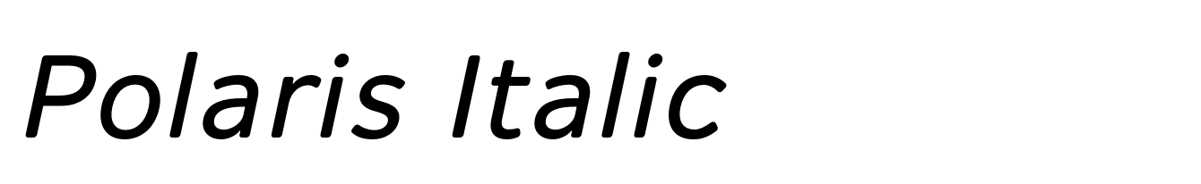 Polaris Italic